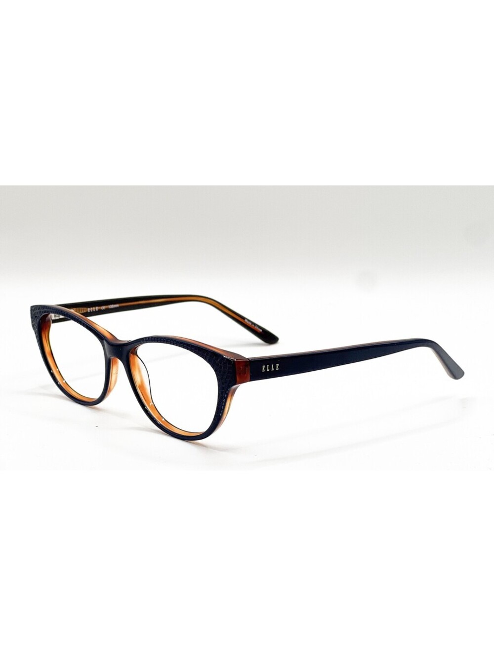 Elle EL13415 NV Navy Cat Eye Authentic Eyeglass Frames 53-15-135